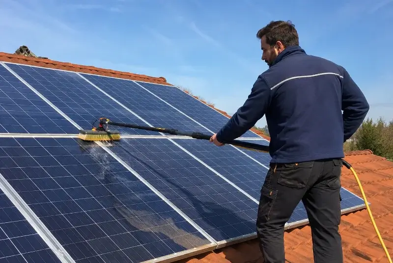 Nettoyage et entretien de panneaux solaires à Lédignan